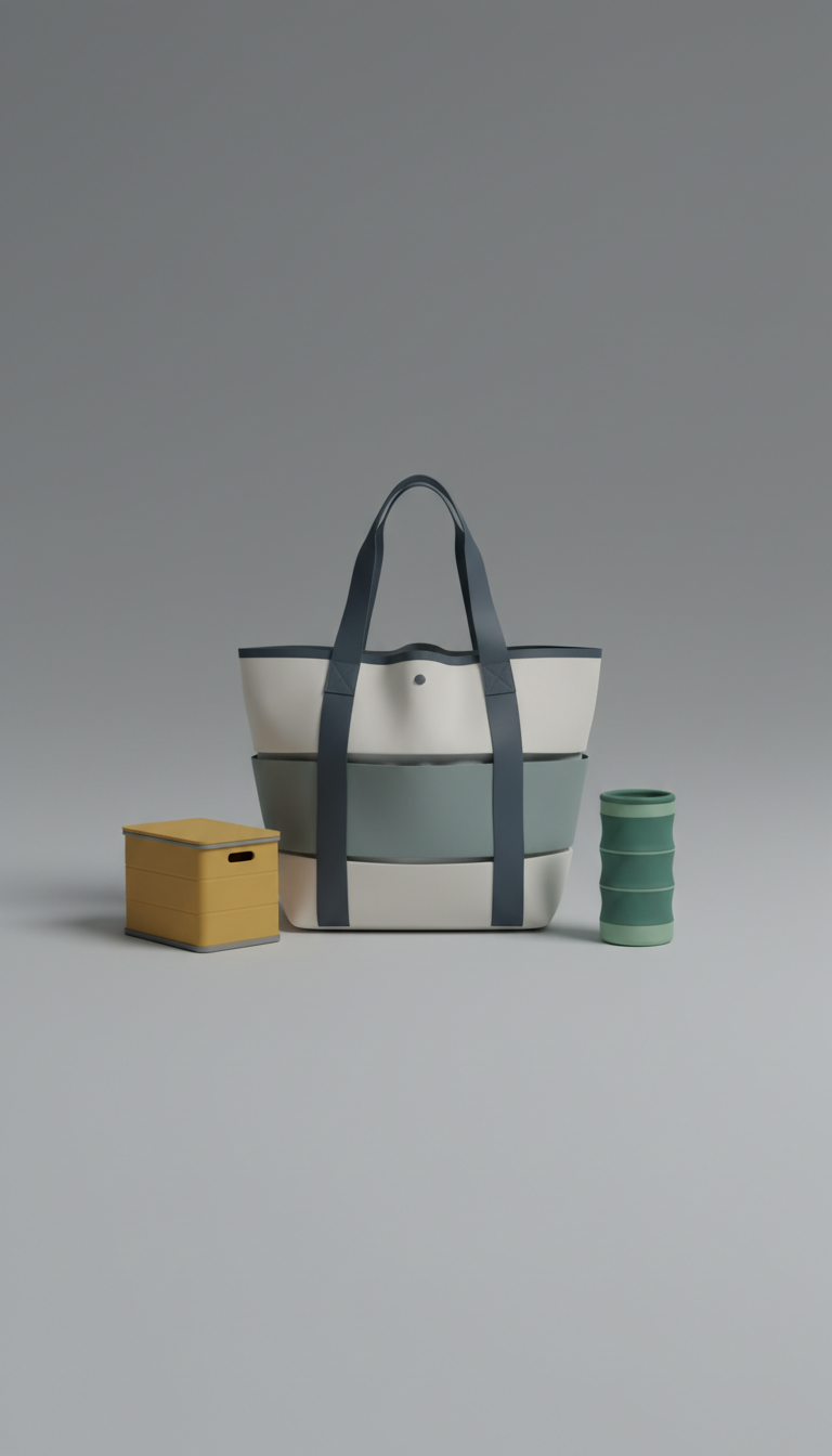 Bolso tote plegable multiusos