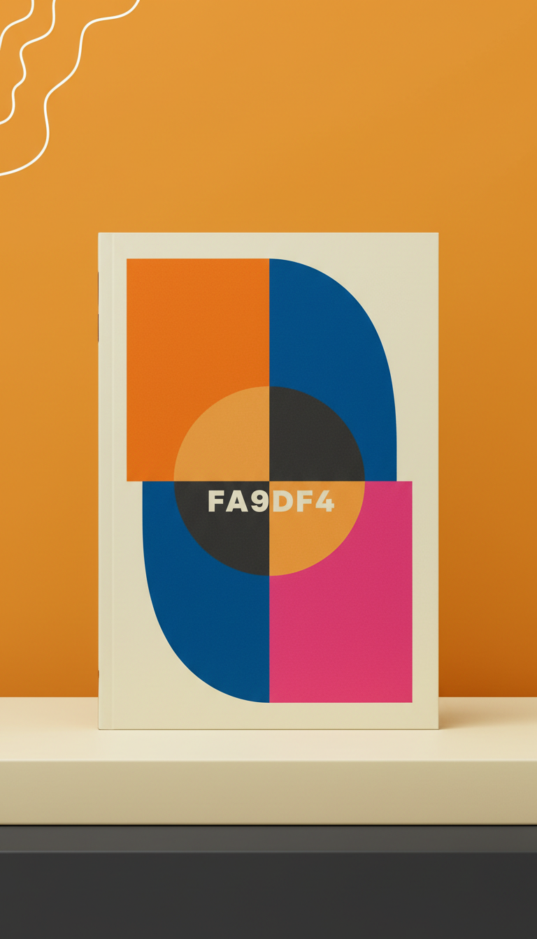 Cuaderno con portada de arte abstracto